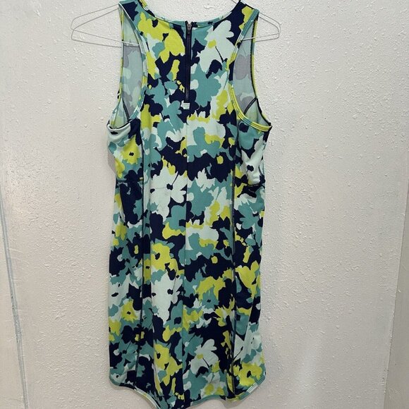 Title Nine Floral Mini Dress - Blue, Green, Yellow - Picture 8 of 9